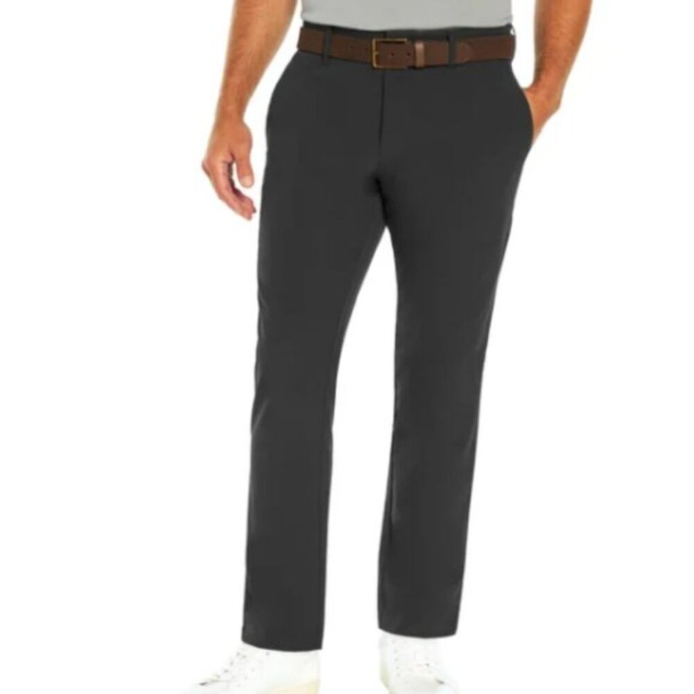 Banana Republic 40x34 Men's Flat Front Slim Fit Black Chino Pants